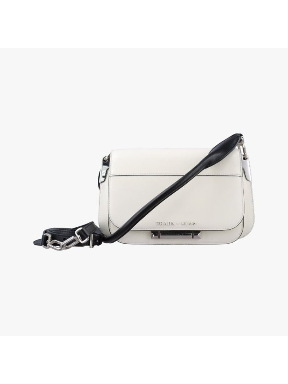 Prada Civil White Leather 31
